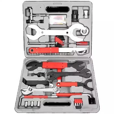 Kit de ferramentas de reparação de bicicletas portáteis 44pcs para bicicletas de montanha e estrada Tamanho de embalagem 34*32.5*28cm