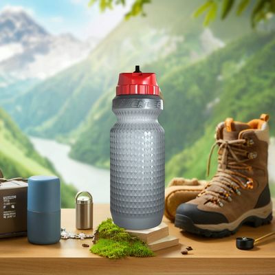 650ml Capacidade Caldeirão durável para esportes ao ar livre Garrafa portátil de água para bicicleta de montanha / estrada
