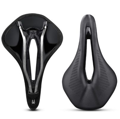 MTB leve/bicicletas de estrada sela para todas as estações do ano assento dianteiro estofado preto
