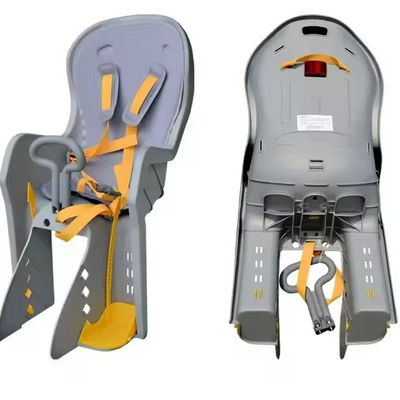 Material de carapaça de plástico Espaço grande Assento de bicicleta de segurança infantil fácil de instalar para crianças