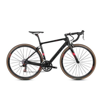 Pedal de fibra de carbono V freio 22 velocidade bicicleta rodoviária 700c bicicleta de carbono completo para benefício