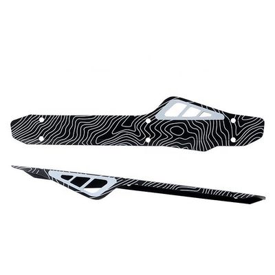 qualidade  MTB Bicycle Frame Chain Guard Protector in Black 26x6.3x0.07cm for Cycling and Bikes fábrica