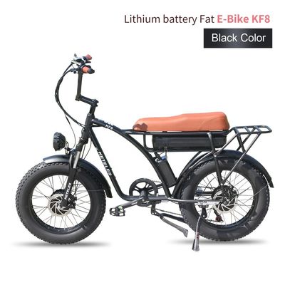 Bicicleta elétrica de pneus gordos de 20 polegadas com capacidade de bateria de 23AH e engrenagem de 7 velocidades na UE