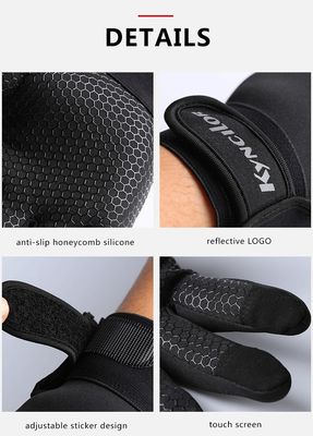 Luvas de ciclismo pretas para homens e mulheres Luvas de desporto ao ar livre