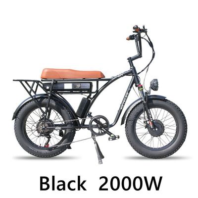 Bicicleta elétrica de bateria de lítio de 48V 23Ah com freio de disco mecânico e motor potente