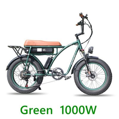 Bicicleta elétrica de bateria de lítio de 48V 23Ah com freio de disco mecânico e motor potente