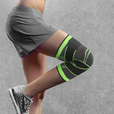 Brace flexível elástico para joelhos para homens mulheres proteção completa e ajuste confortável
