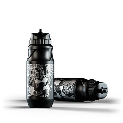 Bottle de bicicleta de silicone multicolor de qualidade alimentar 215*80*80 mm Capacidade 650ml Exercício ao ar livre