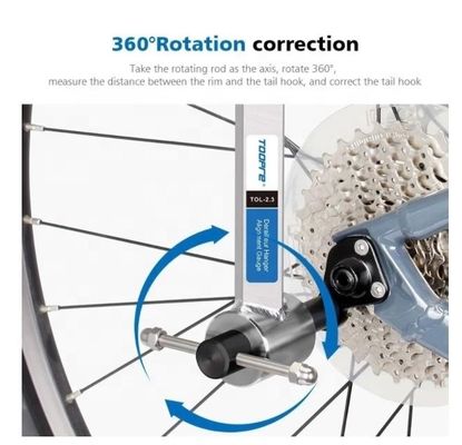 Corretor de colchão de descarrilamento de bicicleta corrigir as luvas de mudança traseira com ferramenta de reparo de bicicleta de design
