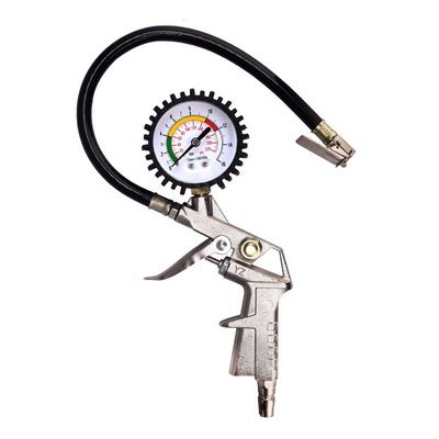 Alumínio Pneus Automóveis Pistola de inflação de ar Medidor de pressão digital de pneus 200 PSI Pressão máxima