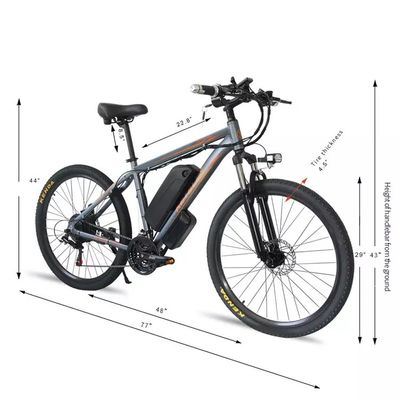 48V 18Ah bateria de lítio bicicleta de montanha elétrica 250W motor 26 " polegadas E-Bike EU Warehouse