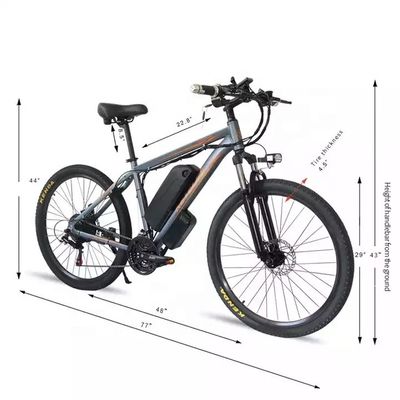 48V 18Ah Bateria de Lítio 1000W Motor 29 "Electric Mountain Bike com 26 * 1,95 Largura do Pneus
