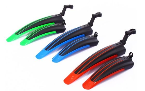 53.2 cm Blue Mountain Bike Mudguards Rapid Release Frente e traseira Bicycle Mudguards