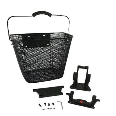 Cesto de armazenamento conveniente para MTB Bicicleta Universal Cesto de Ferro Bicicleta Frente 0,95 kg