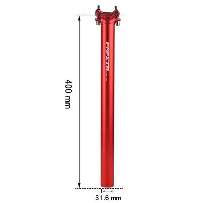 27.2/30.9/31.6*400mm Tubo recto de alumínio com duas unhas para tubo de assento de bicicleta de montanha