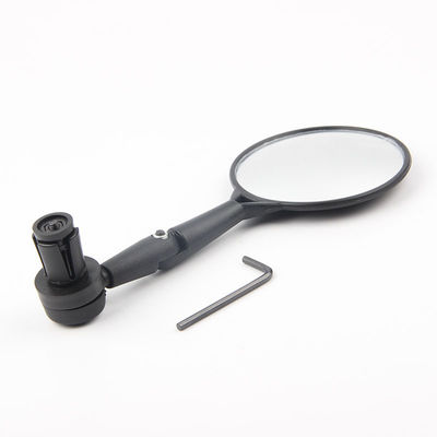 50g Refletor de segurança de rotação de 360 graus Espelho convexo para bicicletas de montanha e de estrada Espelho de plástico durável