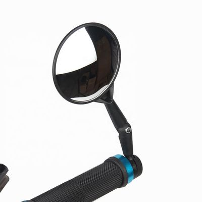 50g Refletor de segurança de rotação de 360 graus Espelho convexo para bicicletas de montanha e de estrada Espelho de plástico durável