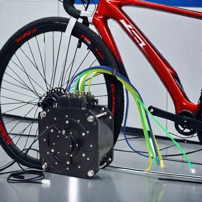 60V 26 "DC motor sincronizado trifásico sem escovas refrigerado a água para bicicleta híbrida elétrica