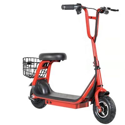 Scooter elétrico de 8 polegadas com cesta e assento Velocidade máxima 15 km/h Faixa por carga 8-10KM