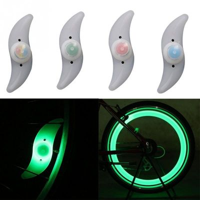1 x Bateria de botão JWA Silicone Bike Light Frame para ciclismo colorido e divertido