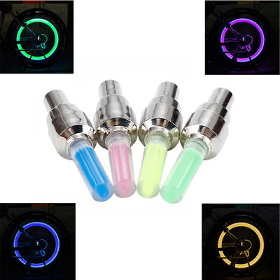 Lâmpada flash de LED de bicicleta de estrada de montanha para raios da roda do motor válvula do pneu