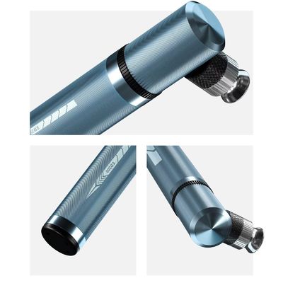14.5*7.2*4.1cm Mini Universal Alumínio Alloy Bike Pump com AV FV e Schrader Valve