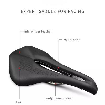 MTB leve/bicicletas de estrada sela para todas as estações do ano assento dianteiro estofado preto