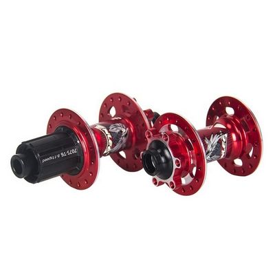 Freio de disco de seis pregos 32 buracos através do eixo QR Bike Hub Set para libertação rápida e fácil