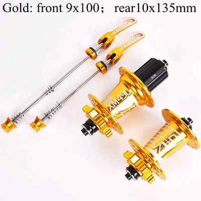 2021 Koozer XM490PRO 4 Rolamento MTB Mountain Bike Hub traseiro 12x142mm através de 32 buracos Bicicleta de freio de disco