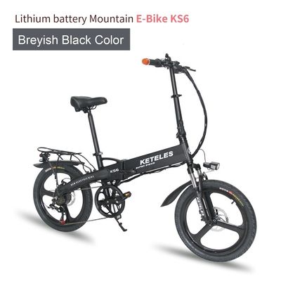 Mercado da UE Bicicleta elétrica dobrável de 20 polegadas com motor de 36 V 250 W e bateria de lítio de 10 AH