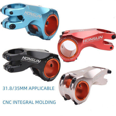 Vermelho 2021 MTB Colourful Stem Alloy 31.8/35*70mm 17 graus para XC AM Road Bike Handlebar