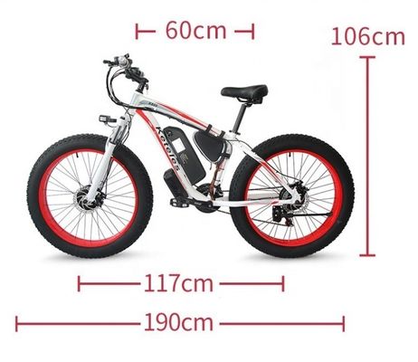 Bicicleta elétrica de 2000W com bateria de lítio de 21AH e pneu gordo de 26x4.0 polegadas no armazém da UE