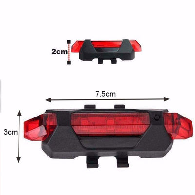 Luz dianteira Luz traseira USB LED Bicicleta recarregável Bicicleta Light Set para Mountain Cycle