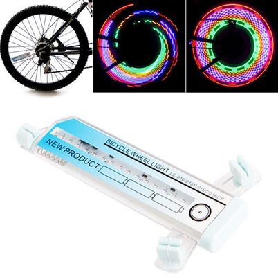 32 LED Flash Spoke Light Lamp para 24 polegadas Wheel Battery Powered Outdoor Cycling Lights
