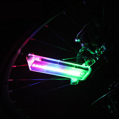 32 LED Flash Spoke Light Lamp para 24 polegadas Wheel Battery Powered Outdoor Cycling Lights