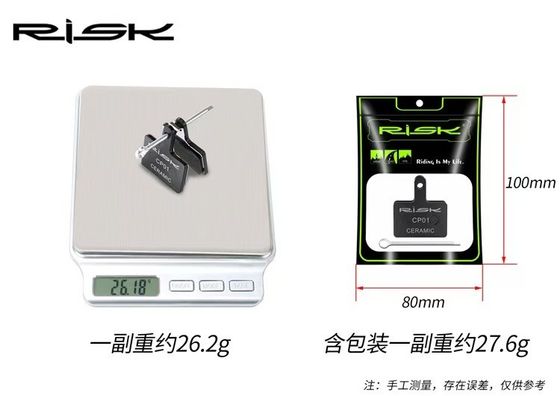 RISK MTB Bicicleta Placas de freio de disco Freio hidráulico cerâmico para Shimano B01S M315 355 395