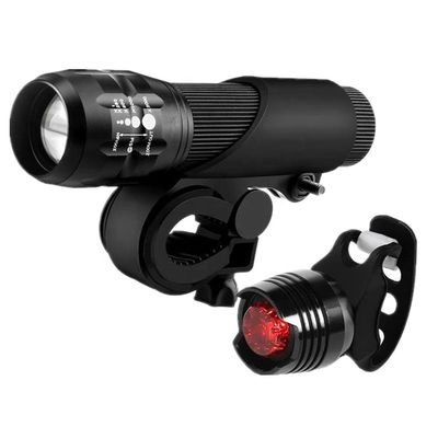 3 em 1 USB Recarregável LED Impermeável Super Brilhante Zoom Farol Lâmpada traseira 50g Peso