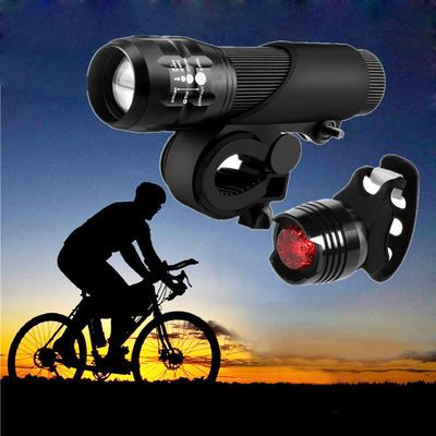 3 em 1 USB Recarregável LED Impermeável Super Brilhante Zoom Farol Lâmpada traseira 50g Peso