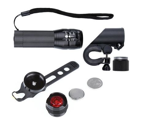 3 em 1 USB Recarregável LED Impermeável Super Brilhante Zoom Farol Lâmpada traseira 50g Peso