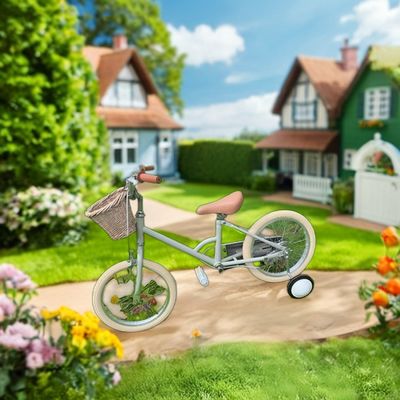 Alloy Rim INS Style 16 Inches Retro Bicicleta infantil de velocidade única para crianças de 4 a 8 anos