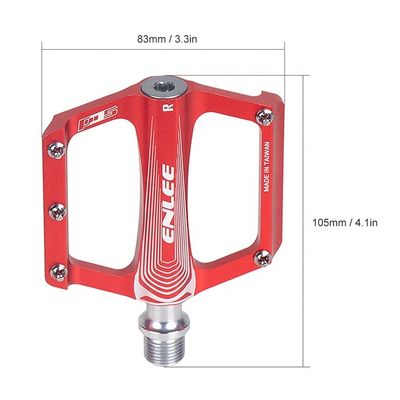 ENLEE N16 Pedalhas de bicicleta ultraleves 310g Liga de alumínio 3 cores Tinta anodizada CN GUA 2021
