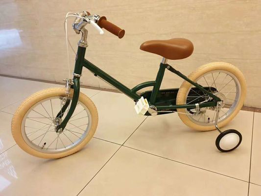Alloy Rim INS Style 16 Inches Retro Bicicleta infantil de velocidade única para crianças de 4 a 8 anos