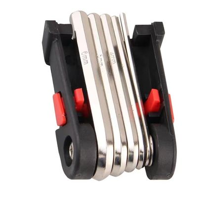 Ferramentas de reparação de bicicletas 18 em 1 Set Hexagonal chave de fenda chave Hex Spoke Chain Removal Tool Essential Bike 280g
