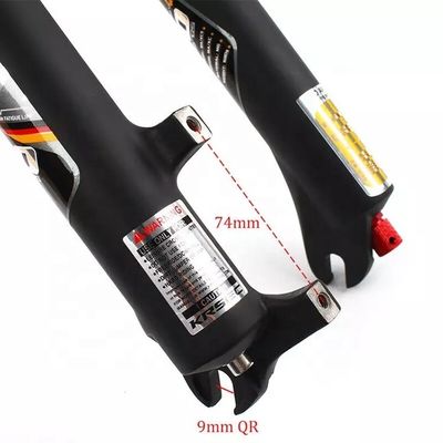 Bicicletas MTB de material de carbono Garfos de choque de ar para bicicletas BMX de 26/27.5/29 polegadas em 2024