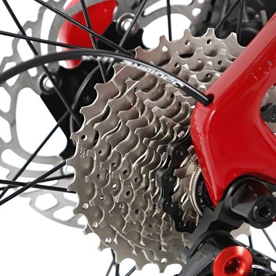 TWITTER Pedal de carbono off-road 24 velocidade bicicleta de estrada com freios de disco e estrutura de fibra de carbono
