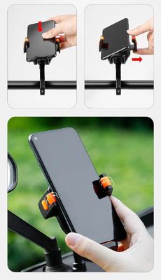 Mobile ABS Cartoon Style Car Mount Navegação Bracket Painel de comando Porta telefone Acessórios