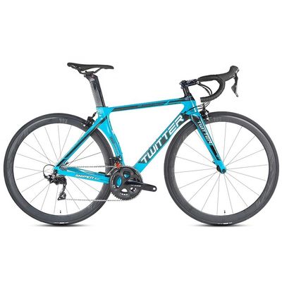 TWITTER R7000-22 Speed Road Bike com freio de disco hidráulico e estrutura de fibra de carbono