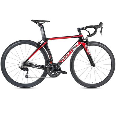 TWITTER R7000-22 Speed Road Bike com freio de disco hidráulico e estrutura de fibra de carbono