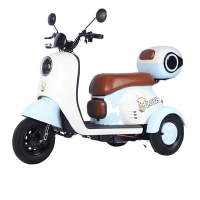 600W Motor Power 3 Wheel Scooter para Adultos Motor Hub traseiro Posição Bateria integrada