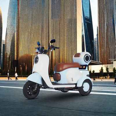 600W Motor Power 3 Wheel Scooter para Adultos Motor Hub traseiro Posição Bateria integrada